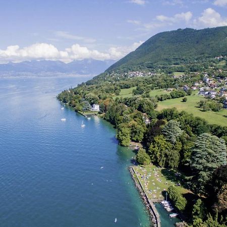 Vue Lac Leman & Piscine - Parking Free - Confort Appart 6 Pers Лугрин Экстерьер фото