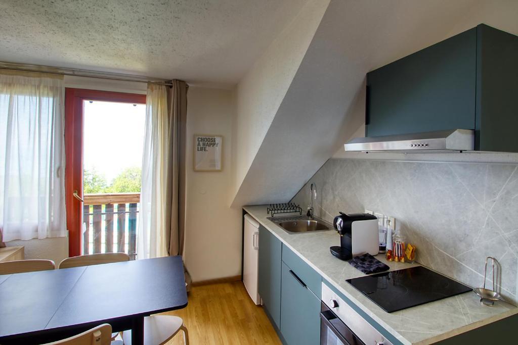 Vue Lac Leman & Piscine - Parking Free - Confort Appart 6 Pers Лугрин Экстерьер фото